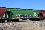 Green BNSF ACF Covered Hopper